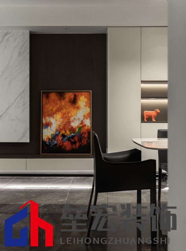 玄關餐邊柜電視柜一體化，超棒設計藏不住了！