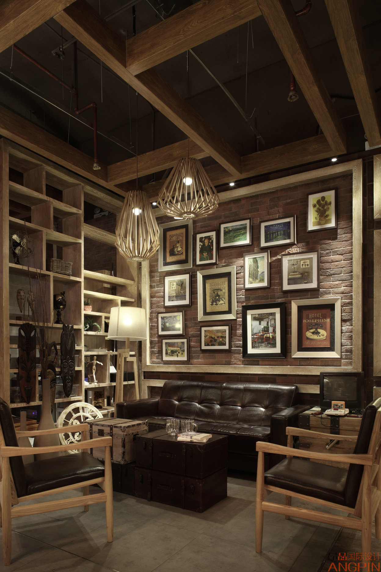 咖啡音樂館棉麻連衣裙_廈門咖啡館裝修_提香猜想咖啡生活館