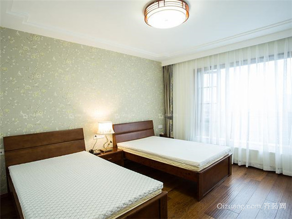 180平米中式裝修30萬(wàn)次臥效果