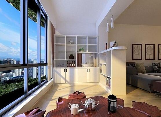 家庭裝修，陽臺這么改造，美觀又實用，太聰明了