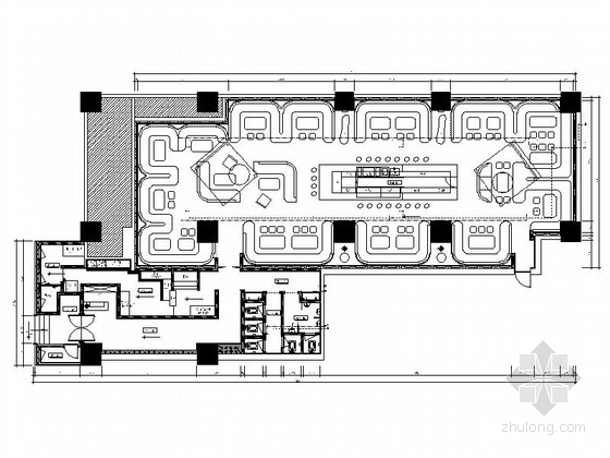 [廣東]現(xiàn)代夢幻城堡主題酒吧室內(nèi)裝修設計施工圖（含效果圖）