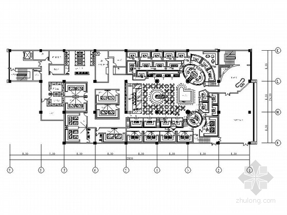 [石家莊]環(huán)境氛圍極好的酒吧室內(nèi)設計CAD施工圖（含效果圖）