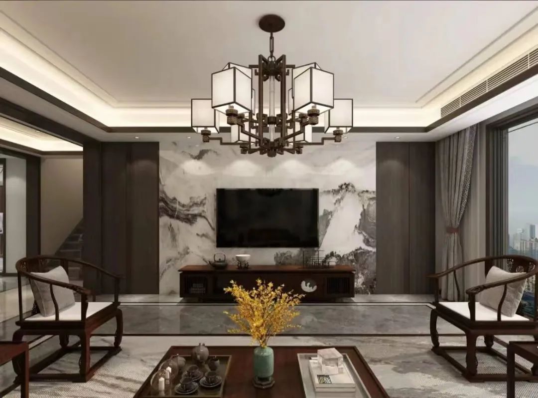 廈門中式小區(qū)_廈門新中式裝修風格_廈門中式家裝