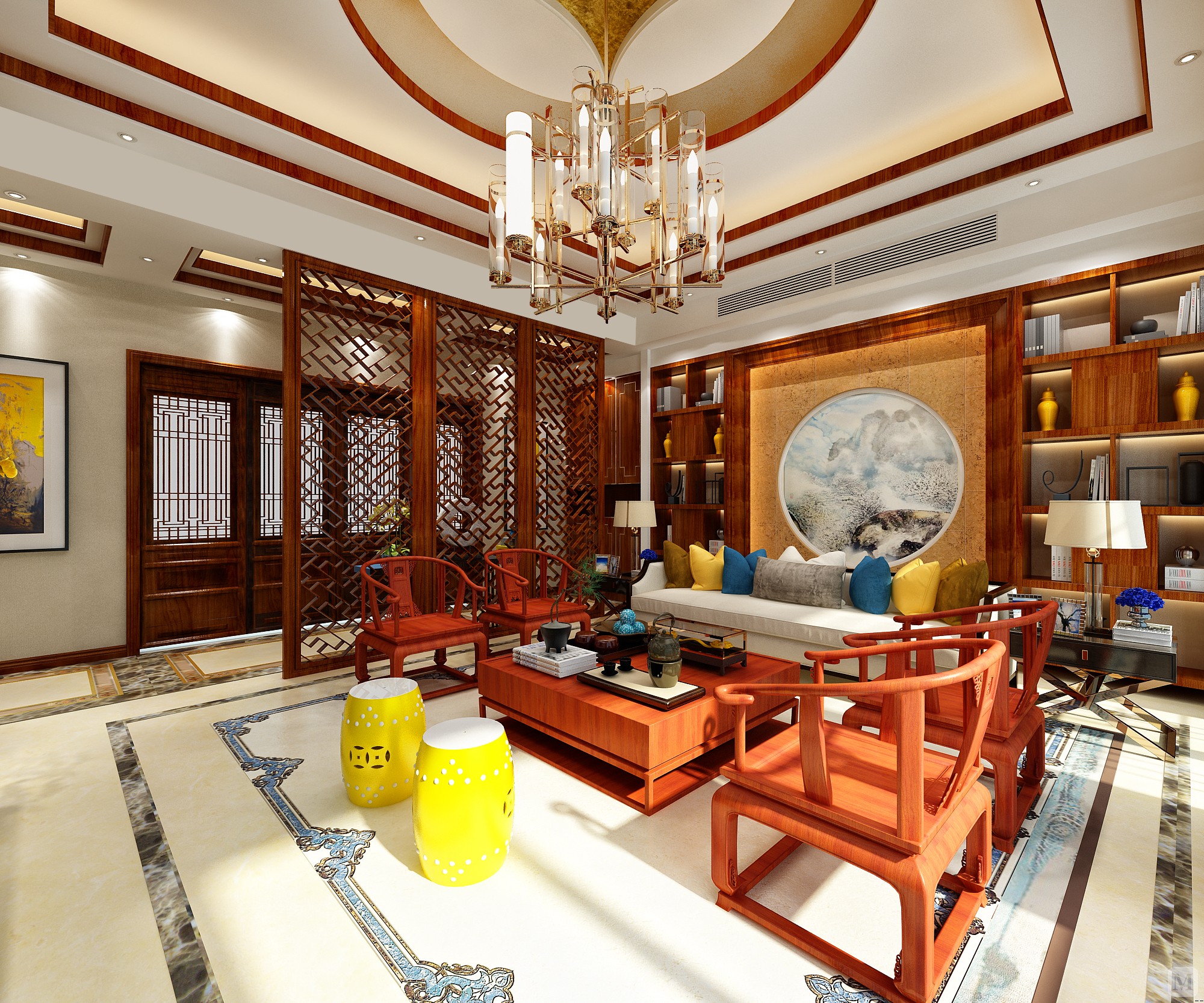 廈門中式家裝_廈門新中式裝修風格_廈門中式小區(qū)