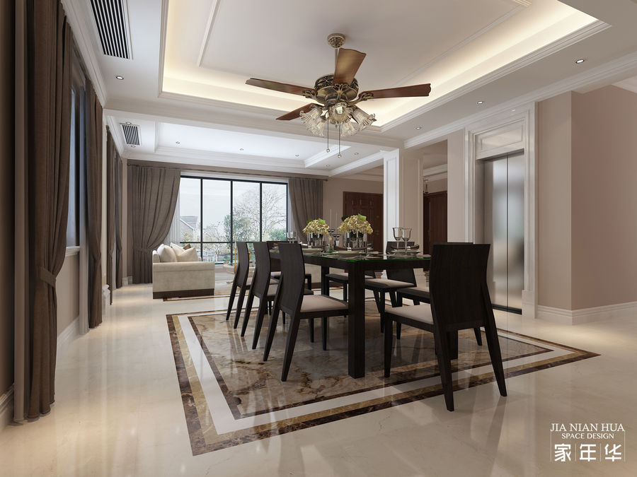 【星海灣醍香墅現(xiàn)代美式風格案例】廈門家年華設計機構