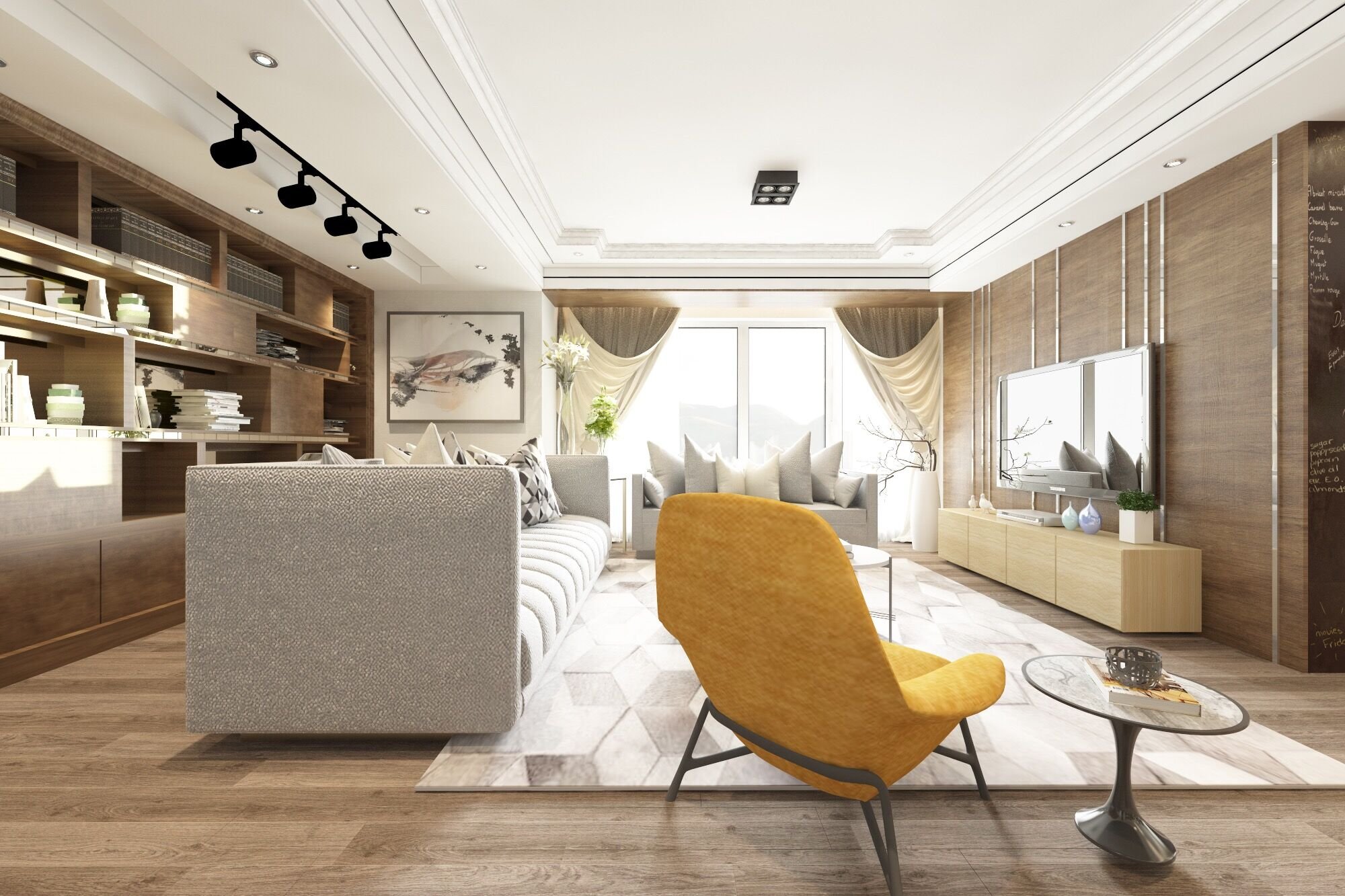 240平米的現(xiàn)代風(fēng)格，原來復(fù)式還可以這樣裝修！