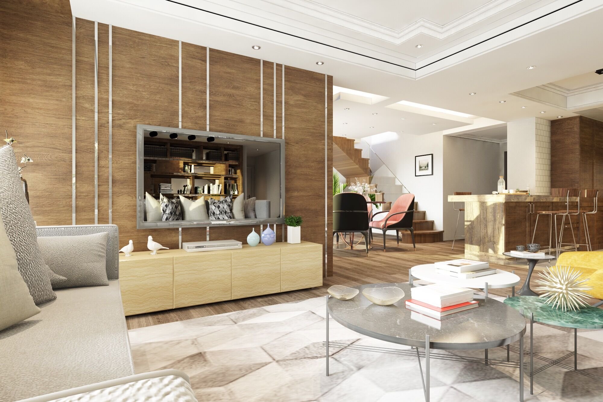 240平米的現(xiàn)代風(fēng)格，原來復(fù)式還可以這樣裝修！