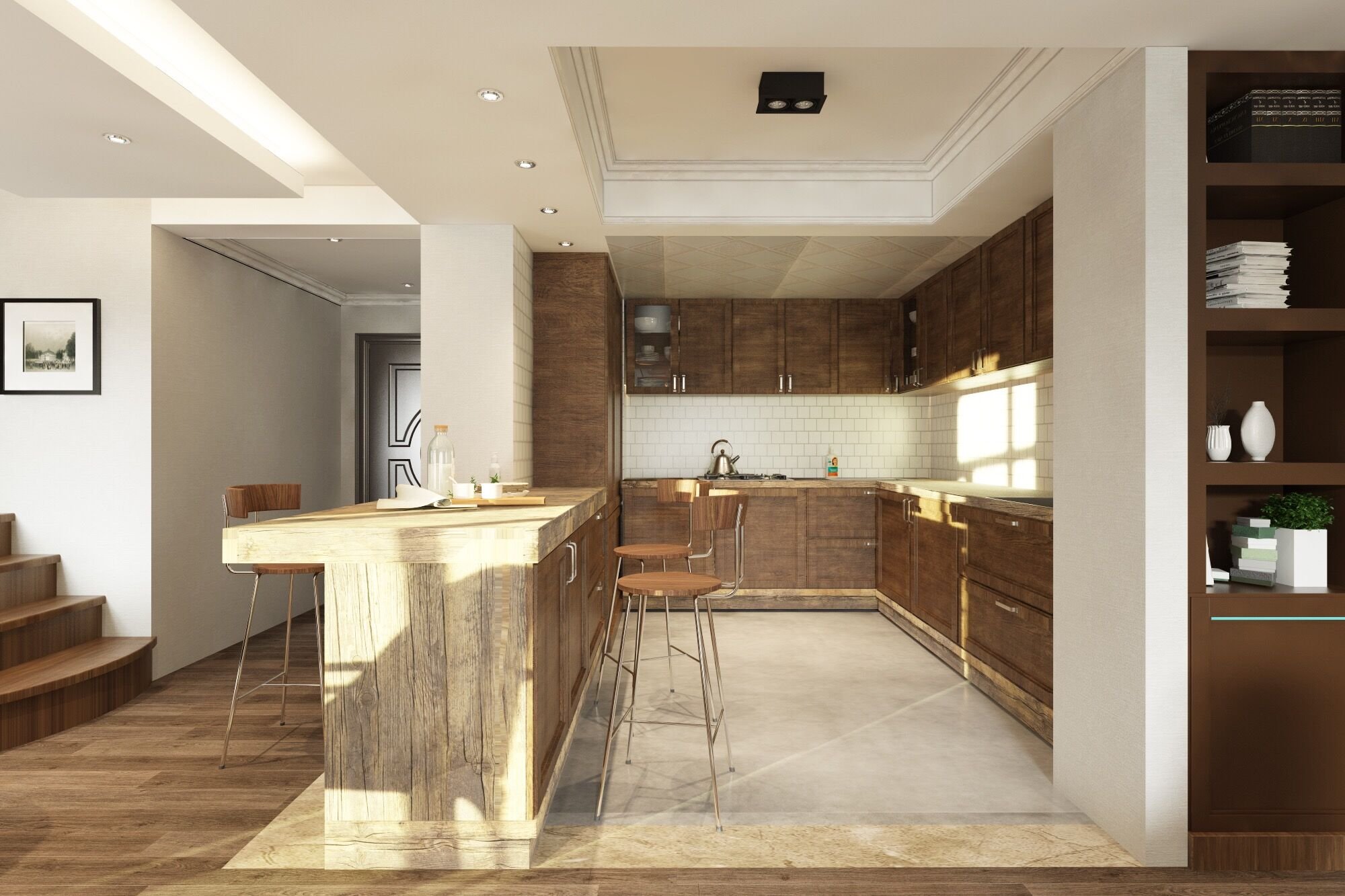 240平米的現(xiàn)代風(fēng)格，原來復(fù)式還可以這樣裝修！