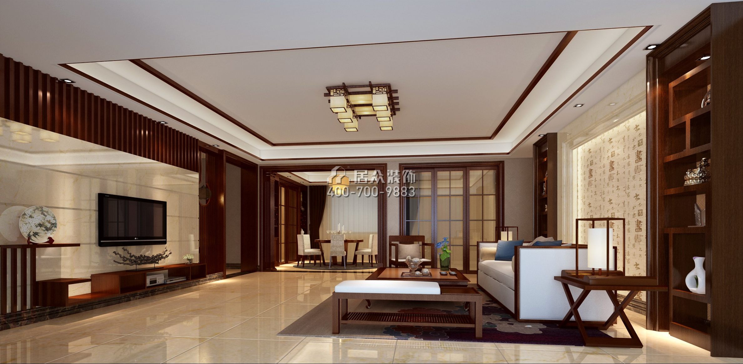 廈門新中式全包裝修_廈門裝修房子全包價格一般多少_廈門裝修半包多少錢一平